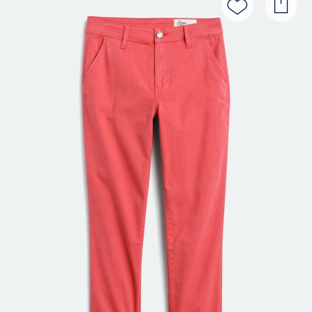 Cosmic Blue Love Cropped Pants in light red/coral size 32 from Stitch Fix